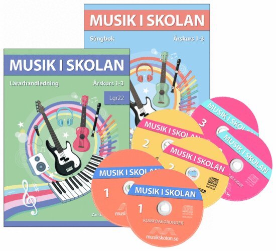 Pia Åhlund, Jan Utbult, Zandra Adolfsson - Musik i skolan Stora lärarpaket Årskurs 1-3 Lgr22, Häftad