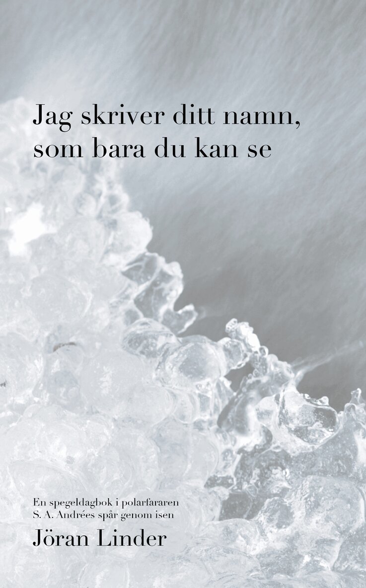 Jöran Linder - Jag skriver ditt namn som bara du kan se : en spegeldagbok i polarfararen S. A. Andrées spår genom isen, Häftad