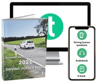 K�rkortsboken p� Engelska 2026 / Driving licence book (book + theory pack with online exercises, theory questions, audiobook & ebook)