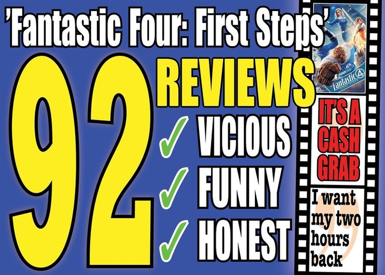Mikael Jägerbrand, Bob the Berzerker - The 92 most vicious (and fun) reviews of the movie ”Fantastic Four: First Steps”, E-bok