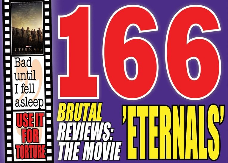 Mikael Jägerbrand, Bob the Berzerker - The 166 most vicious reviews of the movie ”Eternals”, E-bok
