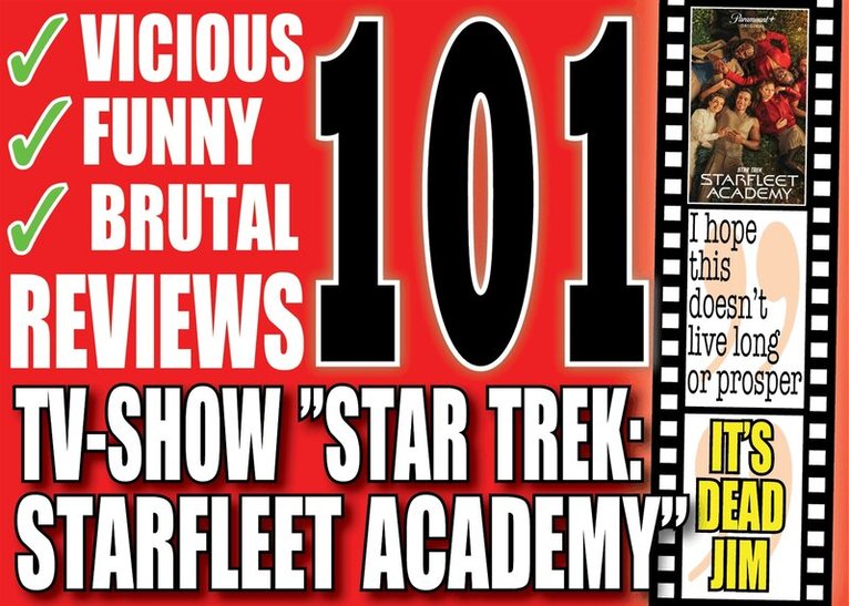 Bob the Berzerker, Mikael Jägerbrand - 101 vicious reviews of the tv-show ”Star Trek: Starfleet Academy” – A compilation from the youtubers Critical Vikings, E-bok