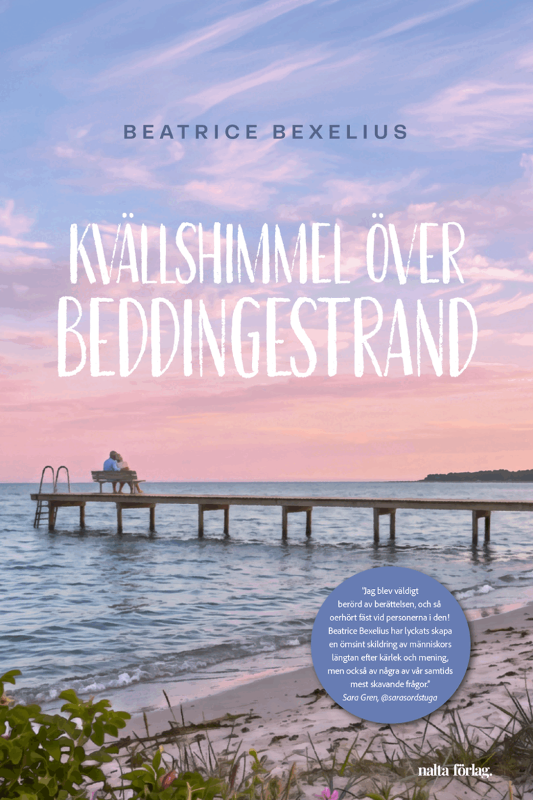 Beatrice Bexelius - Kvällshimmel över Beddingestrand, Häftad