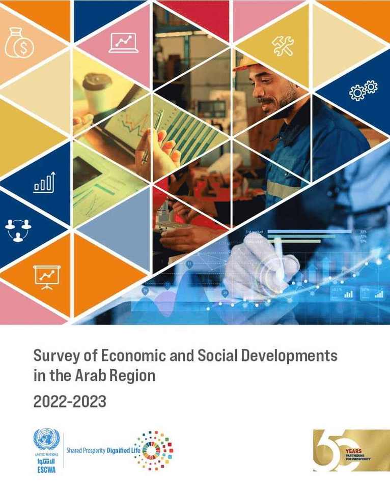 United Nations Economic and Social Commission for Western Asia - Survey of Economic and Social Developments in the Arab Region 2022-2023, Häftad. Tillgänglighet: Lägg i varukorg