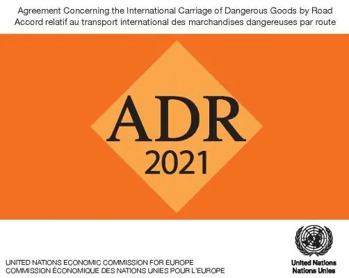 United Nations - Agreement Concerning the International Carriage of Dangerous Goods by Road (ADR) (Bilingual Edition). Tillgänglighet: Tillfälligt slut