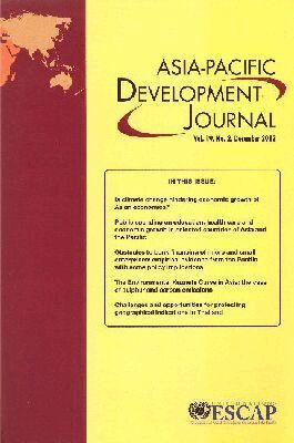 United Nations - Asia-Pacific Development Journal, December 2012, Volume XIX, Part 2, Häftad. Tillgänglighet: Tillfälligt slut