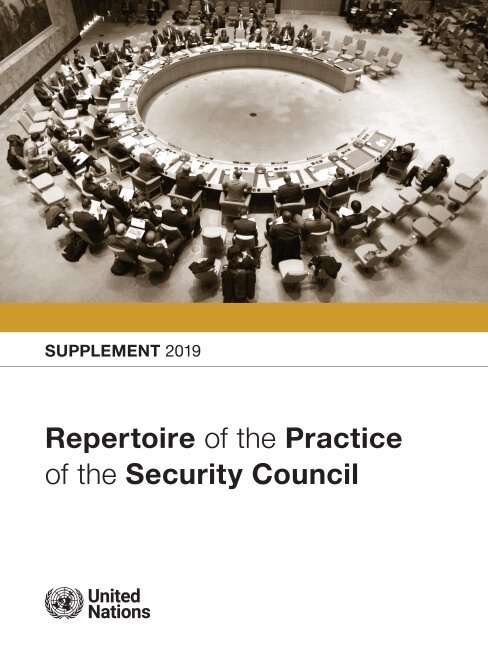 United Nations Department of Political and Peacebuilding Affairs, United Nations Publications - Repertoire of the Practice of the Security Council, Häftad. Tillgänglighet: Lägg i varukorg