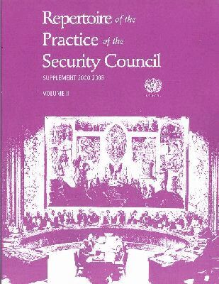 Department of Political Affairs - Repertoire of the Practice of the Security Council, Häftad. Tillgänglighet: Tillfälligt slut