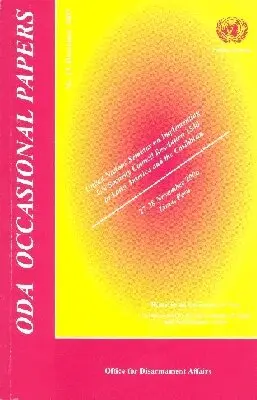 United Nations, Office for Disarmament Affairs - ODA Occasional Papers, Häftad. Tillgänglighet: Tillfälligt slut