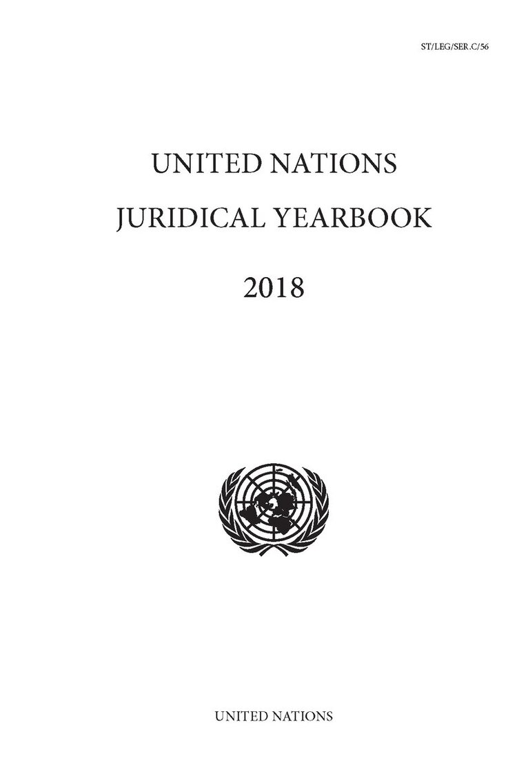 United Nations Office of Legal Affairs - United Nations Juridical Yearbook 2018, Häftad. Tillgänglighet: Lägg i varukorg