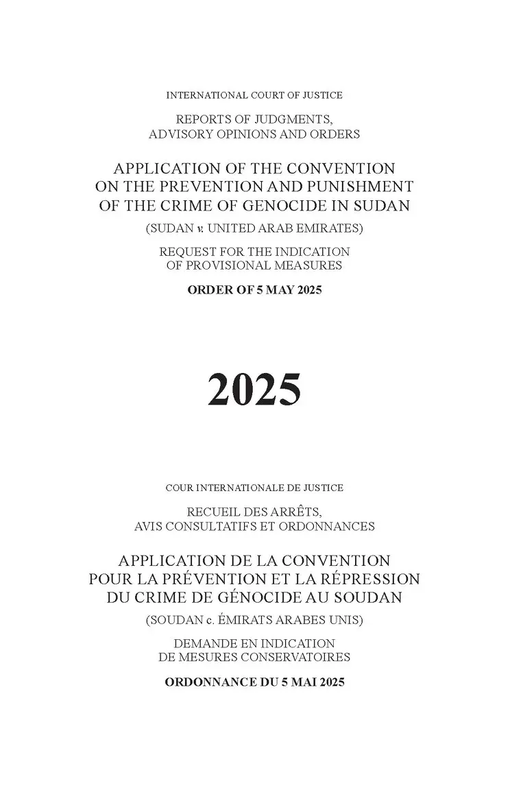 International Court of Justice - Application of the Convention on the Prevention and Punishment of the Crime of Genocide in Sudan (Sudan V. United Arab Emirates), Häftad. Tillgänglighet: Lägg i varukorg