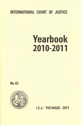 International Court of Justice - Yearbook of the International Court of Justice 2010-2011, Häftad. Tillgänglighet: Tillfälligt slut