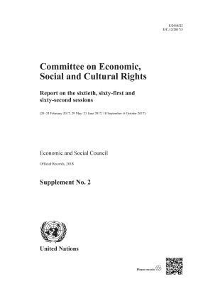United Nations Office of the High Commissioner for Human Rights, United Nations Publications - Committee on Economic, Social and Cultural Rights, Häftad. Tillgänglighet: Tillfälligt slut