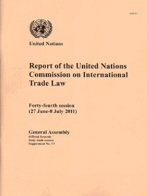 United Nations - Report of the United Nations Commission on International Trade Law, Häftad. Tillgänglighet: Tillfälligt slut