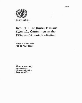 United Nations Department of General Assembly Affairs and Conference Services - Report of the United Nations Scientific Committee on the Effects of Atomic Radiation: Fifty-Ninth Session, Häftad. Tillgänglighet: Tillfälligt slut