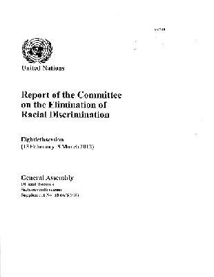 United Nations Department of General Assembly Affairs and Conference Services - Report of the Committee on the Elimination of Racial Discrimination, Häftad. Tillgänglighet: Tillfälligt slut