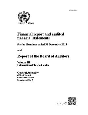 United Nations Department of General Assembly Affairs and Conference Services, United Nations Publications - Financial Report and Audited Financial Statements for the Biennium Ended 31 December 2013 and Report of the Board of Auditors, Häftad. Tillgänglighet: Tillfälligt slut