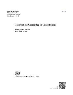 United Nations Department of Management, United Nations Publications - Report of the Committee on Contributions, Häftad. Tillgänglighet: Tillfälligt slut