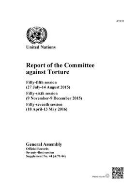 United Nations Office of the High Commissioner for Human Rights, United Nations Publications - Report of the Committee Against Torture, Häftad. Tillgänglighet: Tillfälligt slut