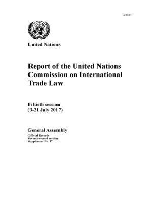United Nations Office of Legal Affairs, United Nations - Report of the United Nations Commission on International Trade Law, Häftad