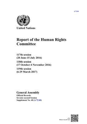 United Nations Office of the High Commissioner for Human Rights, United Nations Publications - Report of the Human Rights Committee, Häftad. Tillgänglighet: Tillfälligt slut