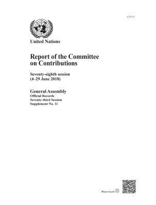United Nations Department of Management, United Nations Publications - Report of the Committee on Contributions, Häftad. Tillgänglighet: Tillfälligt slut