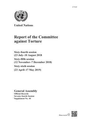 United Nations Office of the High Commissioner for Human Rights, United Nations Publications - Report of the Committee Against Torture, Häftad. Tillgänglighet: Tillfälligt slut