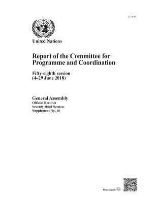 United Nations Department of Management, United Nations Publications - Report of the Committee for Programme and Coordination, Häftad. Tillgänglighet: Tillfälligt slut