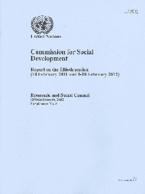 United Nations - Report of the Commission for Social Development, Häftad. Tillgänglighet: Tillfälligt slut