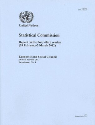United Nations - Report of the Statistical Commission, Häftad. Tillgänglighet: Tillfälligt slut