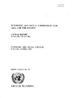 United Nations - Annual Report of the Economic and Social Commission for Asia and the Pacific, Häftad. Tillgänglighet: Tillfälligt slut
