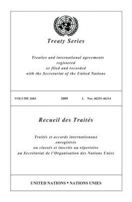 Office of Legal Affairs United Nations - Treaty Series 2603, Häftad. Tillgänglighet: Tillfälligt slut
