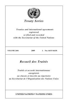 Office of Legal Affairs United Nations - Treaty Series 2604, Häftad. Tillgänglighet: Tillfälligt slut