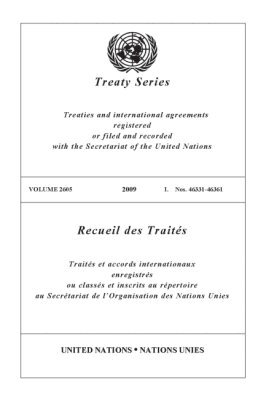 Office of Legal Affairs United Nations - Treaty Series 2605, Häftad. Tillgänglighet: Tillfälligt slut
