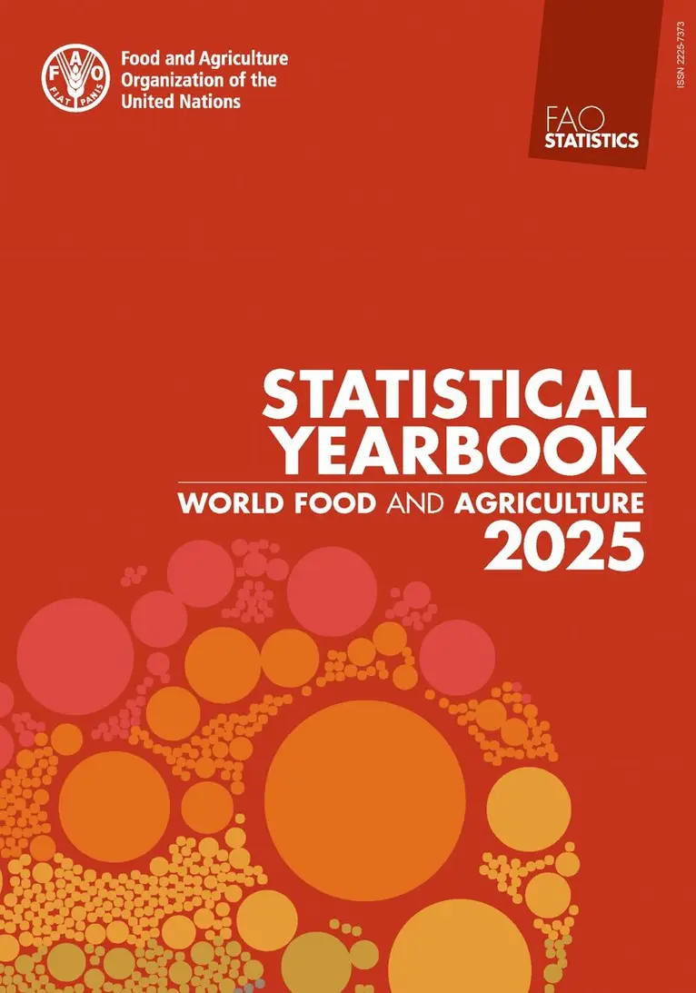 Food and Agriculture Organization of the United Nations - World Food and Agriculture – Statistical Yearbook 2025, Häftad. Tillgänglighet: Lägg i varukorg