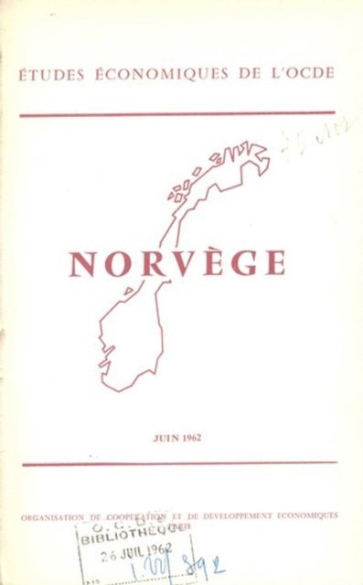 OECD - Etudes economiques de l'OCDE : Norvege 1962, E-bok