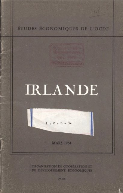 OECD - Etudes economiques de l'OCDE : Irlande 1964, E-bok