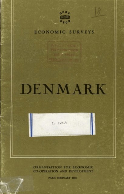OECD - Etudes economiques de l'OCDE : Danemark 1965, E-bok