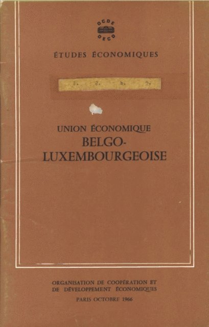 OECD - Etudes economiques de l'OCDE : Luxembourg 1966, E-bok