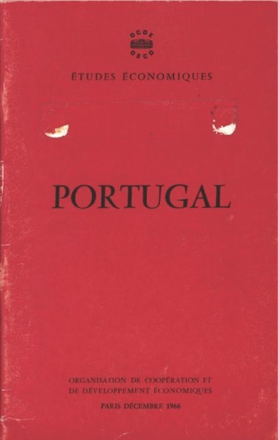 OECD - Etudes economiques de l'OCDE : Portugal 1966, E-bok