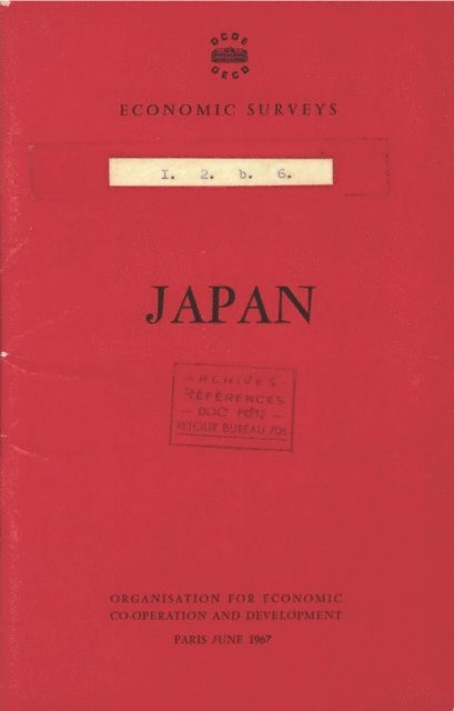 OECD - OECD Economic Surveys: Japan 1967, E-bok