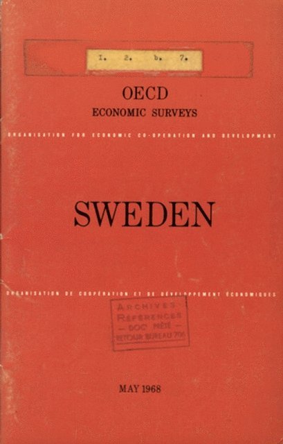 OECD - OECD Economic Surveys: Sweden 1968, E-bok