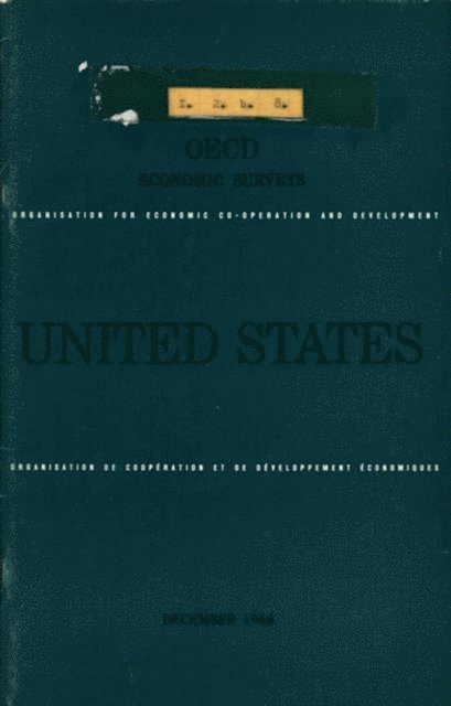 OECD - OECD Economic Surveys: United States 1968, E-bok