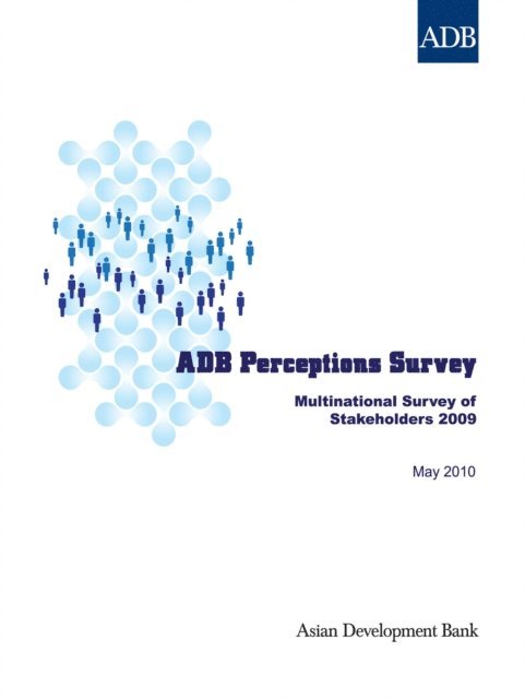 Asian Development Bank - ADB Perceptions Survey, E-bok