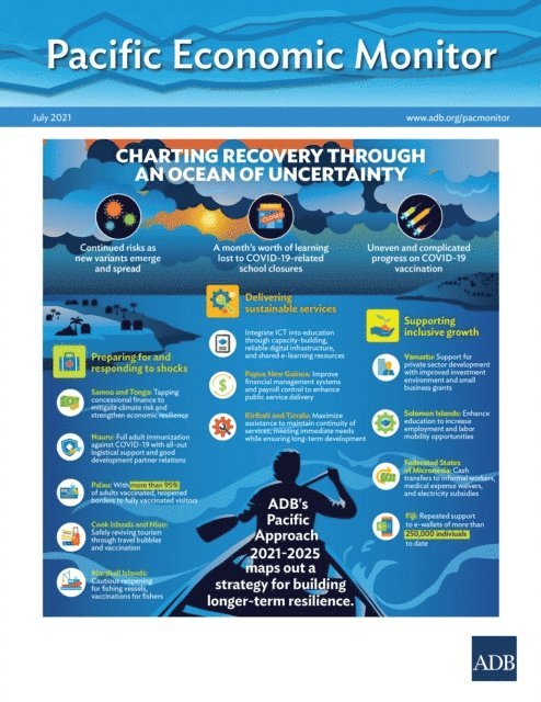 Asian Development Bank - Pacific Economic Monitor July 2021, E-bok