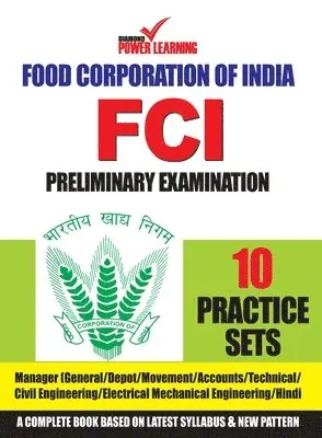 Diamond Power Learning Team - Food Corporation of India - Preliminary Examination - 10 PTP, Häftad. Tillgänglighet: Lägg i varukorg