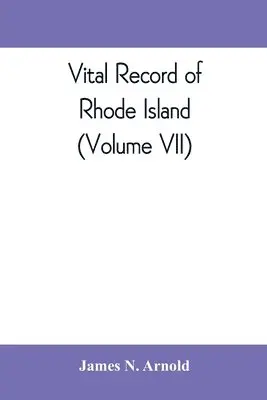 James N Arnold - Vital record of Rhode Island, Häftad. Tillgänglighet: Lägg i varukorg
