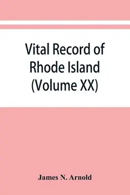 James N Arnold - Vital record of Rhode Island, Häftad. Tillgänglighet: Lägg i varukorg
