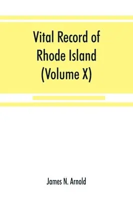 James N Arnold - Vital record of Rhode Island, Häftad. Tillgänglighet: Lägg i varukorg
