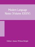 Modern language notes (Volume XXXIV)